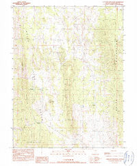 Antelope Mountain Nevada Historical topographic map, 1:24000 scale, 7.5 X 7.5 Minute, Year 1990