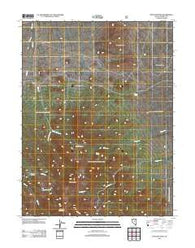 Antelope Peak Nevada Historical topographic map, 1:24000 scale, 7.5 X 7.5 Minute, Year 2012