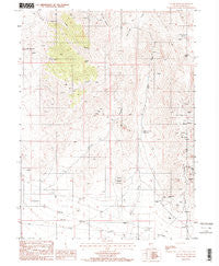 Antler Peak Nevada Historical topographic map, 1:24000 scale, 7.5 X 7.5 Minute, Year 1984