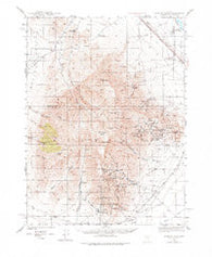 Antler Peak Nevada Historical topographic map, 1:62500 scale, 15 X 15 Minute, Year 1940
