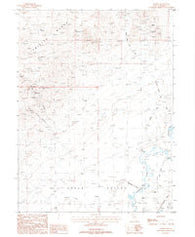 Arabia Nevada Historical topographic map, 1:24000 scale, 7.5 X 7.5 Minute, Year 1987