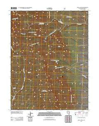 Arch Canyon Nevada Historical topographic map, 1:24000 scale, 7.5 X 7.5 Minute, Year 2012