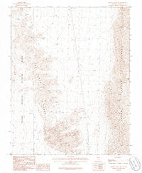 Arrow Canyon NW Nevada Historical topographic map, 1:24000 scale, 7.5 X 7.5 Minute, Year 1986