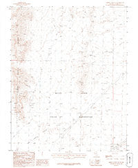 Arrow Canyon SE Nevada Historical topographic map, 1:24000 scale, 7.5 X 7.5 Minute, Year 1986
