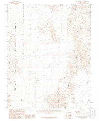 Arrow Canyon SW Nevada Historical topographic map, 1:24000 scale, 7.5 X 7.5 Minute, Year 1986