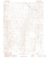 Arrow Canyon Nevada Historical topographic map, 1:24000 scale, 7.5 X 7.5 Minute, Year 1986