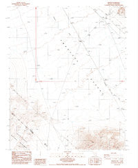 Ashton Nevada Historical topographic map, 1:24000 scale, 7.5 X 7.5 Minute, Year 1987