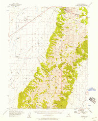 Austin Nevada Historical topographic map, 1:62500 scale, 15 X 15 Minute, Year 1956