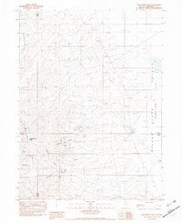 Awakening Peak Nevada Historical topographic map, 1:24000 scale, 7.5 X 7.5 Minute, Year 1982