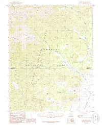 Badger Gulch Nevada Historical topographic map, 1:24000 scale, 7.5 X 7.5 Minute, Year 1985