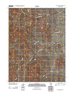 Bailey Mountain Nevada Historical topographic map, 1:24000 scale, 7.5 X 7.5 Minute, Year 2012