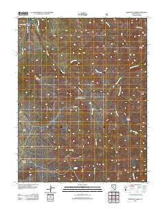 Bakeoven Creek Nevada Historical topographic map, 1:24000 scale, 7.5 X 7.5 Minute, Year 2011