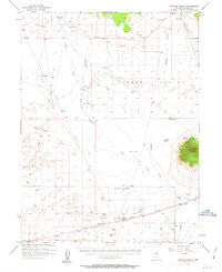 Bartine Ranch Nevada Historical topographic map, 1:62500 scale, 15 X 15 Minute, Year 1956