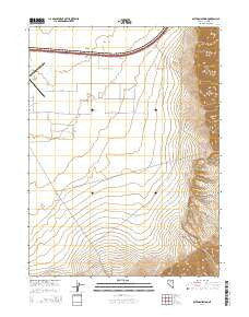 Bateman Spring Nevada Current topographic map, 1:24000 scale, 7.5 X 7.5 Minute, Year 2014
