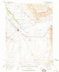 Battle Mountain Nevada Historical topographic map, 1:62500 scale, 15 X 15 Minute, Year 1957
