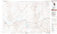 Battle Mountain Nevada Historical topographic map, 1:100000 scale, 30 X 60 Minute, Year 1988
