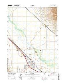 Battle Mountain Nevada Current topographic map, 1:24000 scale, 7.5 X 7.5 Minute, Year 2015