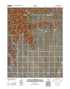 Baxter Spring Nevada Historical topographic map, 1:24000 scale, 7.5 X 7.5 Minute, Year 2011