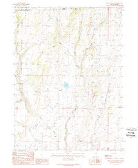 Bear Mountain Nevada Historical topographic map, 1:24000 scale, 7.5 X 7.5 Minute, Year 1989