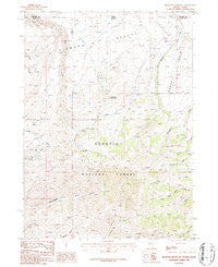 Bearpaw Mountain Nevada Historical topographic map, 1:24000 scale, 7.5 X 7.5 Minute, Year 1986