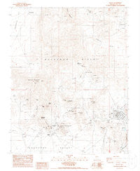 Beatty Nevada Historical topographic map, 1:24000 scale, 7.5 X 7.5 Minute, Year 1987
