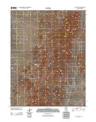 Bell Canyon Nevada Historical topographic map, 1:24000 scale, 7.5 X 7.5 Minute, Year 2011