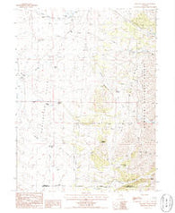 Belmont Creek Nevada Historical topographic map, 1:24000 scale, 7.5 X 7.5 Minute, Year 1985
