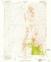 Belted Peak Nevada Historical topographic map, 1:62500 scale, 15 X 15 Minute, Year 1952