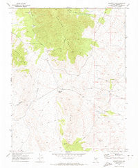 Bennett Pass Nevada Historical topographic map, 1:24000 scale, 7.5 X 7.5 Minute, Year 1970