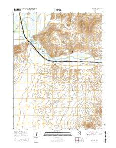 Beowawe Nevada Current topographic map, 1:24000 scale, 7.5 X 7.5 Minute, Year 2014