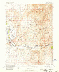 Beowawe Nevada Historical topographic map, 1:62500 scale, 15 X 15 Minute, Year 1957