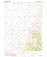 Bernice Canyon Nevada Historical topographic map, 1:24000 scale, 7.5 X 7.5 Minute, Year 1990