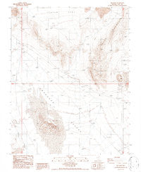 Big Dune Nevada Historical topographic map, 1:24000 scale, 7.5 X 7.5 Minute, Year 1986