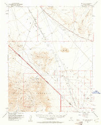 Big Dune Nevada Historical topographic map, 1:62500 scale, 15 X 15 Minute, Year 1952