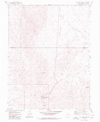 Big Kasock Mtn Nevada Historical topographic map, 1:24000 scale, 7.5 X 7.5 Minute, Year 1980