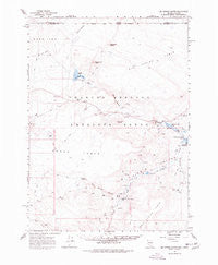 Big Spring Butte Nevada Historical topographic map, 1:62500 scale, 15 X 15 Minute, Year 1966