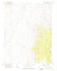 Big Ten Peak West Nevada Historical topographic map, 1:24000 scale, 7.5 X 7.5 Minute, Year 1971