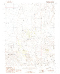 Black Mountain Nevada Historical topographic map, 1:24000 scale, 7.5 X 7.5 Minute, Year 1988
