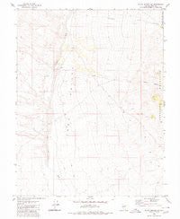 Black Spring NW Nevada Historical topographic map, 1:24000 scale, 7.5 X 7.5 Minute, Year 1980