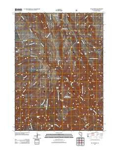 Black Ridge Nevada Historical topographic map, 1:24000 scale, 7.5 X 7.5 Minute, Year 2011