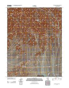Blair Junction Nevada Historical topographic map, 1:24000 scale, 7.5 X 7.5 Minute, Year 2012