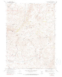 Blanchard Mtn Nevada Historical topographic map, 1:24000 scale, 7.5 X 7.5 Minute, Year 1968