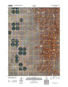 Bloody Run Peak Nevada Historical topographic map, 1:24000 scale, 7.5 X 7.5 Minute, Year 2011