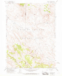 Blowout Mtn Nevada Historical topographic map, 1:24000 scale, 7.5 X 7.5 Minute, Year 1966