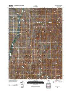 Blue Basin Nevada Historical topographic map, 1:24000 scale, 7.5 X 7.5 Minute, Year 2012