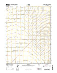 Blue Eagle Springs NE Nevada Current topographic map, 1:24000 scale, 7.5 X 7.5 Minute, Year 2014