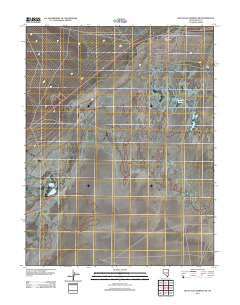 Blue Eagle Springs SW Nevada Historical topographic map, 1:24000 scale, 7.5 X 7.5 Minute, Year 2012