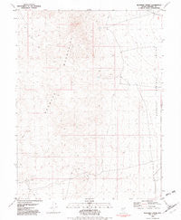 Bluewing Spring Nevada Historical topographic map, 1:24000 scale, 7.5 X 7.5 Minute, Year 1981