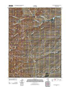 Boies Reservoir Nevada Historical topographic map, 1:24000 scale, 7.5 X 7.5 Minute, Year 2012