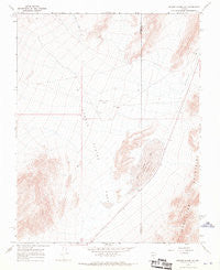 Bonnie Claire NW Nevada Historical topographic map, 1:24000 scale, 7.5 X 7.5 Minute, Year 1968
